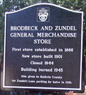 Brodbeck-Zundel Brothers Store Historical Marker